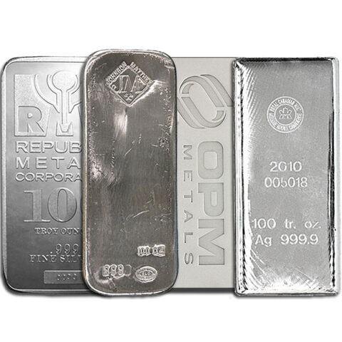 100 OZ Silver Bars