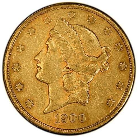 $20 Gold Liberty Head | Double Eagle | 1849 - 1907 | VF "Very Fine" (Dates - Our Choice)