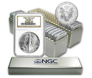 1986-2021 $1 Certified American Silver Eagle (T-1 ) MS69 NGC Date Run Set (36 coins)