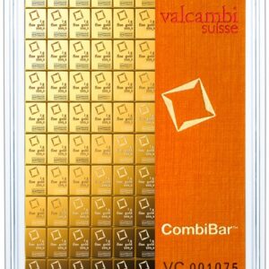 100 GRAM GOLD VALCAMBI COMBIBAR (100 x 1g | 3.215 troy oz.)