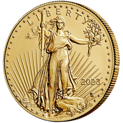 2023 1 OZ $50 AMERICAN GOLD EAGLE TYPE 2 BU