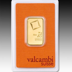 20 GRAM GOLD VALCAMBI BAR (20g | .643015 t oz)