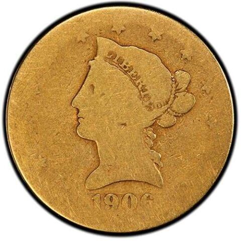 $10 Gold Liberty Head (Coronet) | 1838 - 1907 | LP "Low Premium" | (Dates Our Choice)