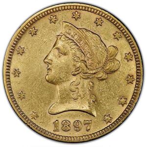 $10 Gold Liberty Head (Coronet) | 1838 - 1907 | AU "Almost Uncirculated" | (Dates Our Choice)
