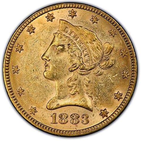 $10 Gold Liberty Head (Coronet) | 1838 - 1907 | BU "Brilliant Uncirculated" | (Dates Our Choice)