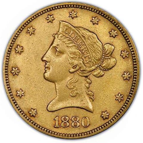 $10 Gold Liberty Head (Coronet) | 1838 - 1907 | XF "Extra Fine" | (Dates Our Choice)