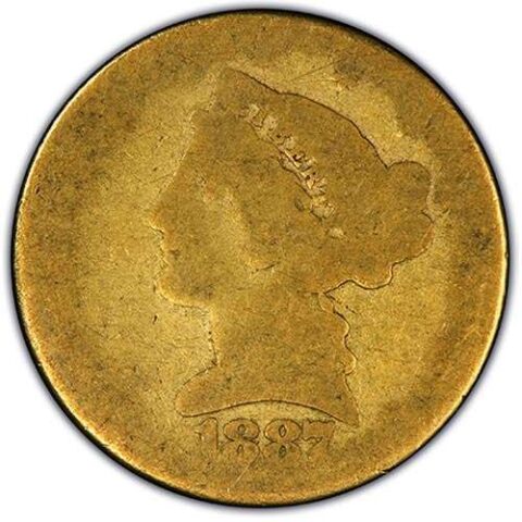 $5 Gold Liberty Head (Coronet) | 1839 - 1908 | LP "Low Premium" | (Dates Our Choice)